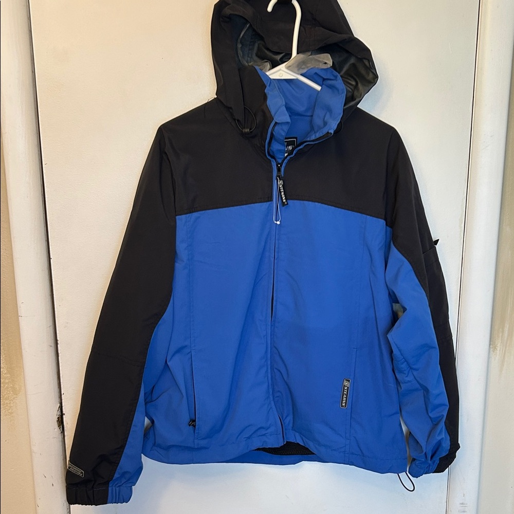 Sterns Men’s Coat Black/Blue Size Medium